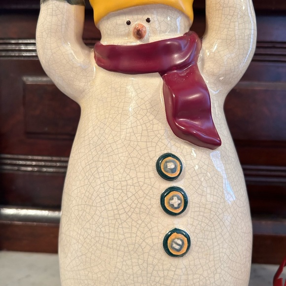 Russ “The Christmas Sampler” Snowman Votive Candle Holder - Picture 4 of 5